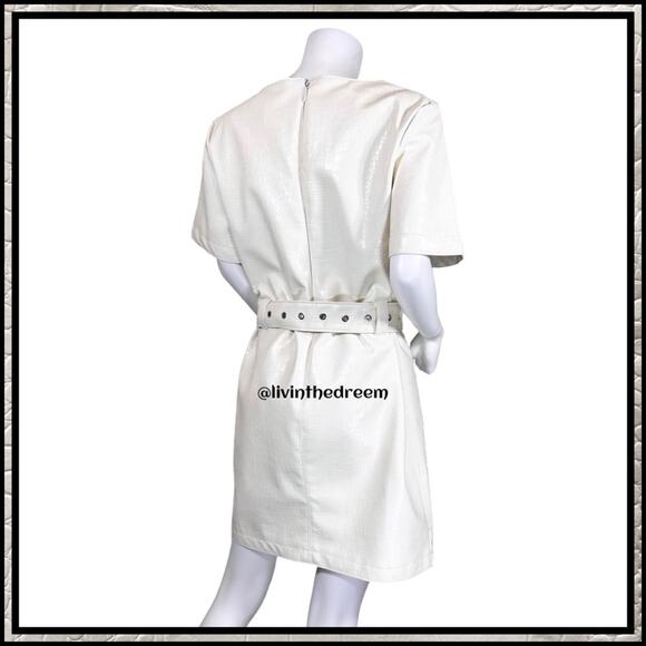 Cinq a Sept Abytha Belted Faux Leather Minidress
Alabaster SZ 8 $395 - Picture 10 of 15